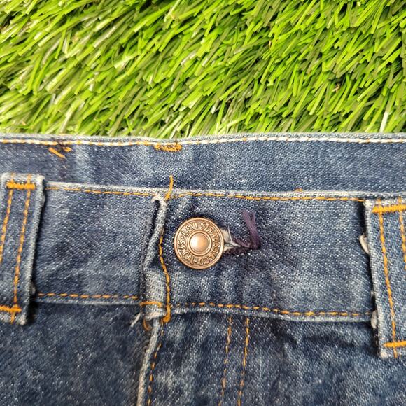 VINTAGE 1984 Levis 25035 Mom Jeans High Rise Tapered Womens 32x26 USA Cropped - Picture 5 of 10